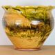Glazed earthenware planter