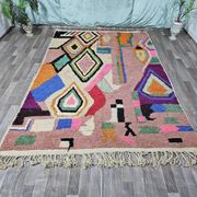 Handmade wool rug from Morocco 3 x 2 m