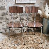 2 formica chairs, 1960s