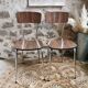 2 formica chairs, 1960s