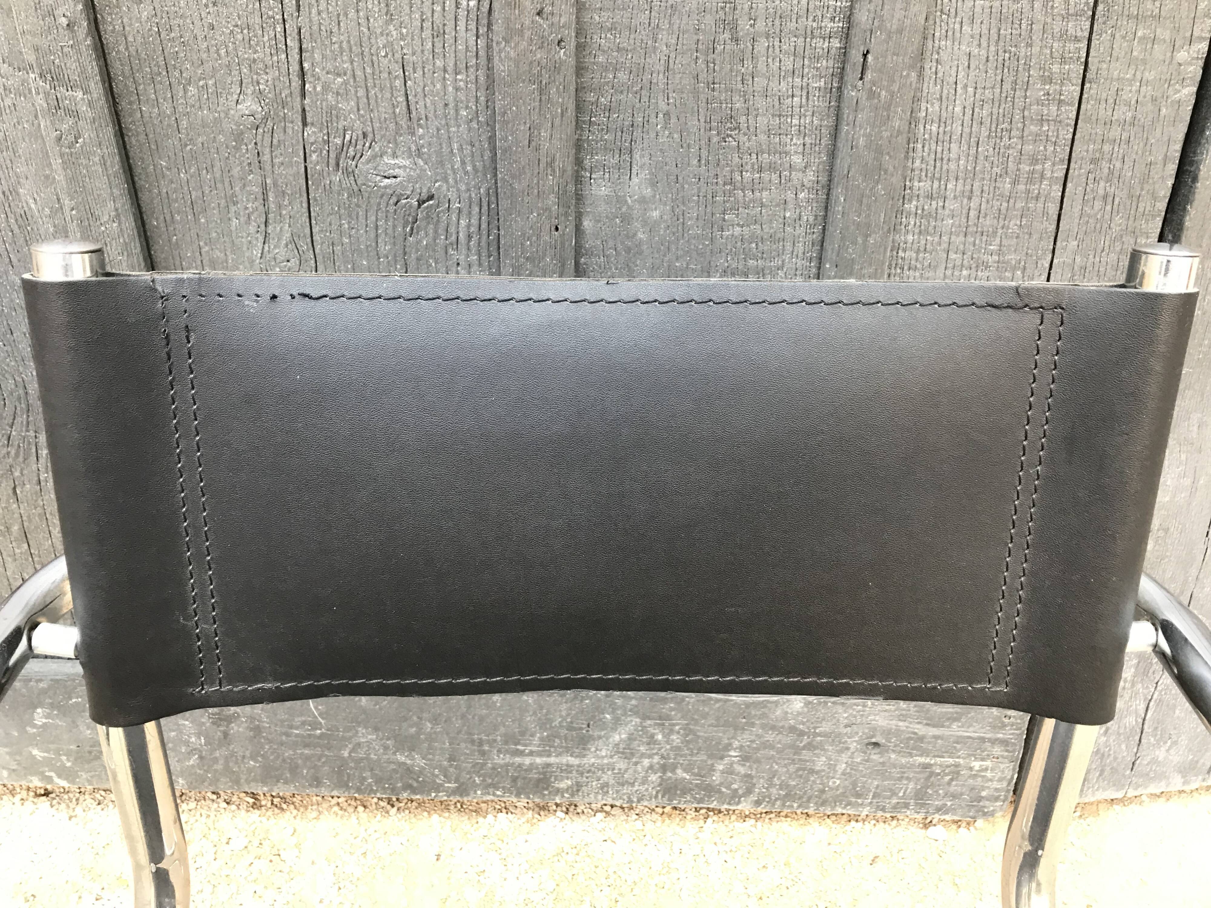 Pair of leather chairs