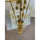Oversized Contemporary Murano Glass Chandelier, “Quadriedro” Design in Fumé