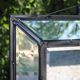 Miroir vintage en métal à parcloses – 5 glaces biseautées