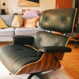The Eames Lounge Chair, designed by Charles and Ray Eames, 1980s.
