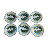 6 asparagus plates in slip