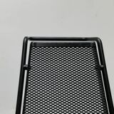 Set of vintage postmodern metal accent chairs by Rolf Rahmlow, 1980s.