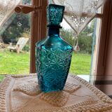 Blue glass bottle