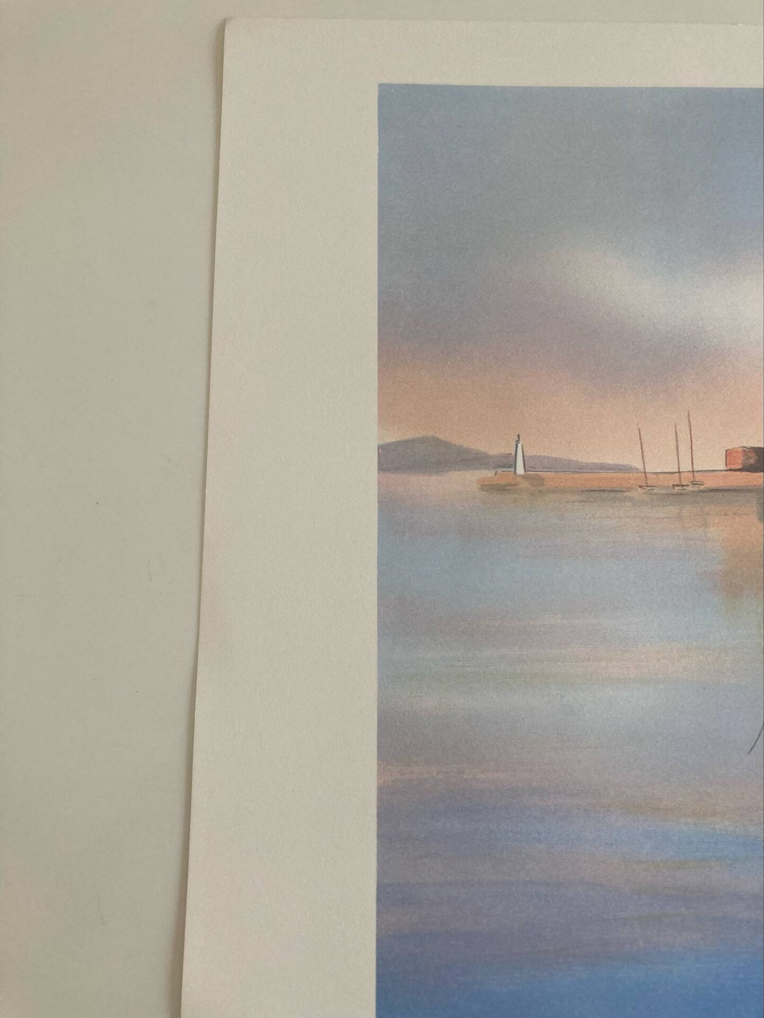 Signed lithograph by the Provençal French artist Victor Zarou.