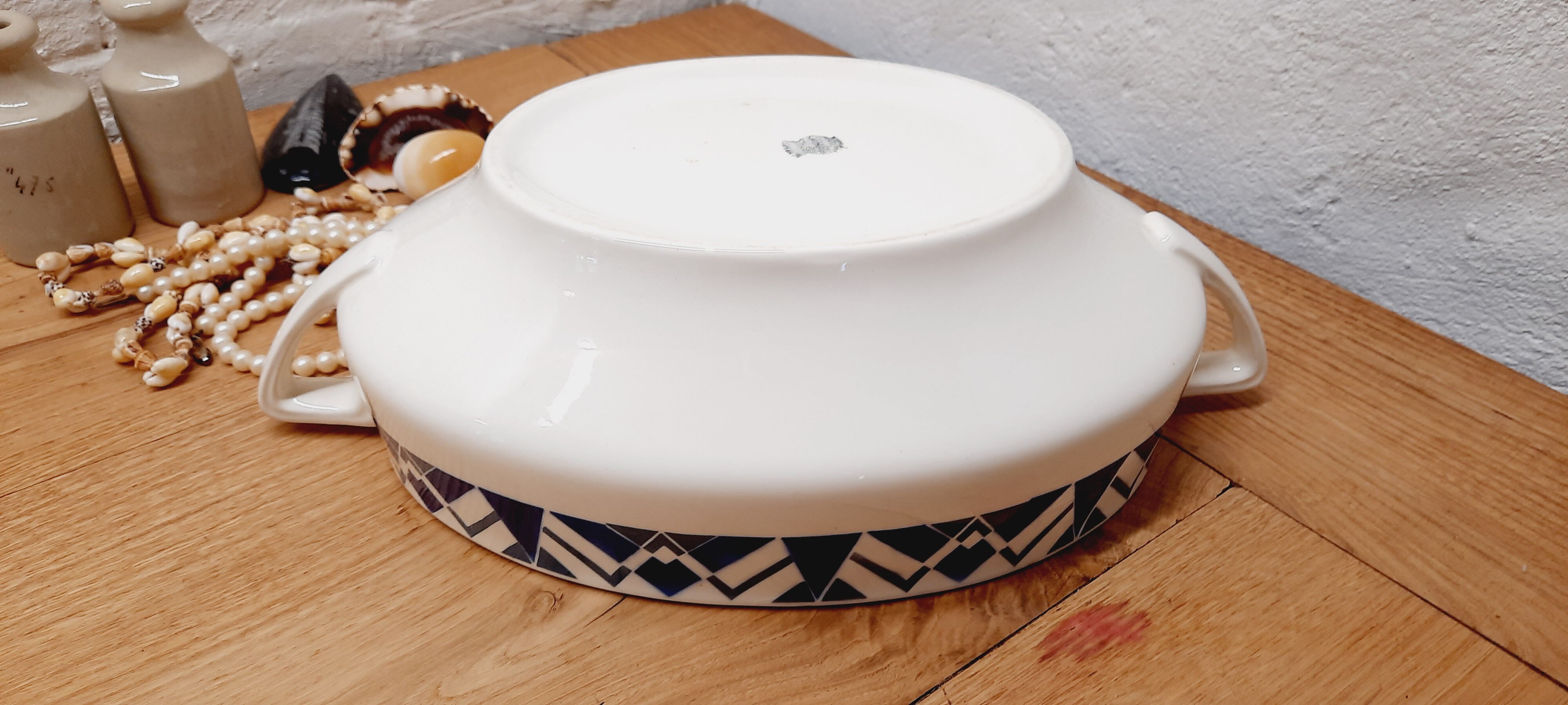 Art Deco Salad Bowl Badonviller