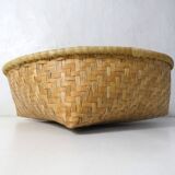 Ethnic rattan and bamboo basketwork