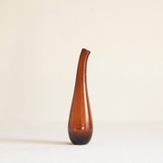 Vase en verre soufflé années 1960