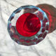 Murano glass geode faceted bowl