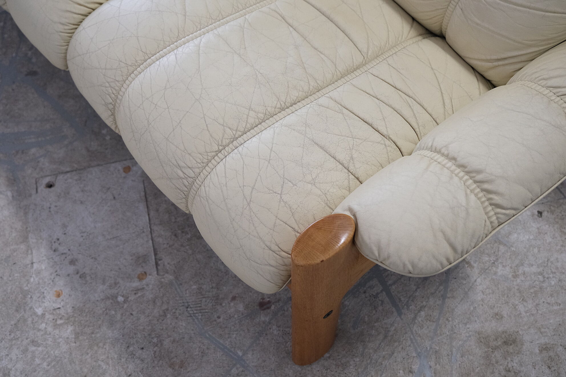 Leather Living Room Set model Montana by Ekornes, 1970's