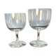 2verres à vin et eau Baccarat m. Ballon