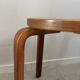 Pair of Artek stools model E60 (rare version with 4 legs), Alvar Aalto