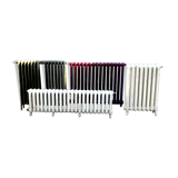 Suite of four cast iron radiators XX century