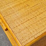 Vintage rattan bedside