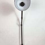 Industrial Grey Enamel Workshop Table Lamp from Siemens, 1950s