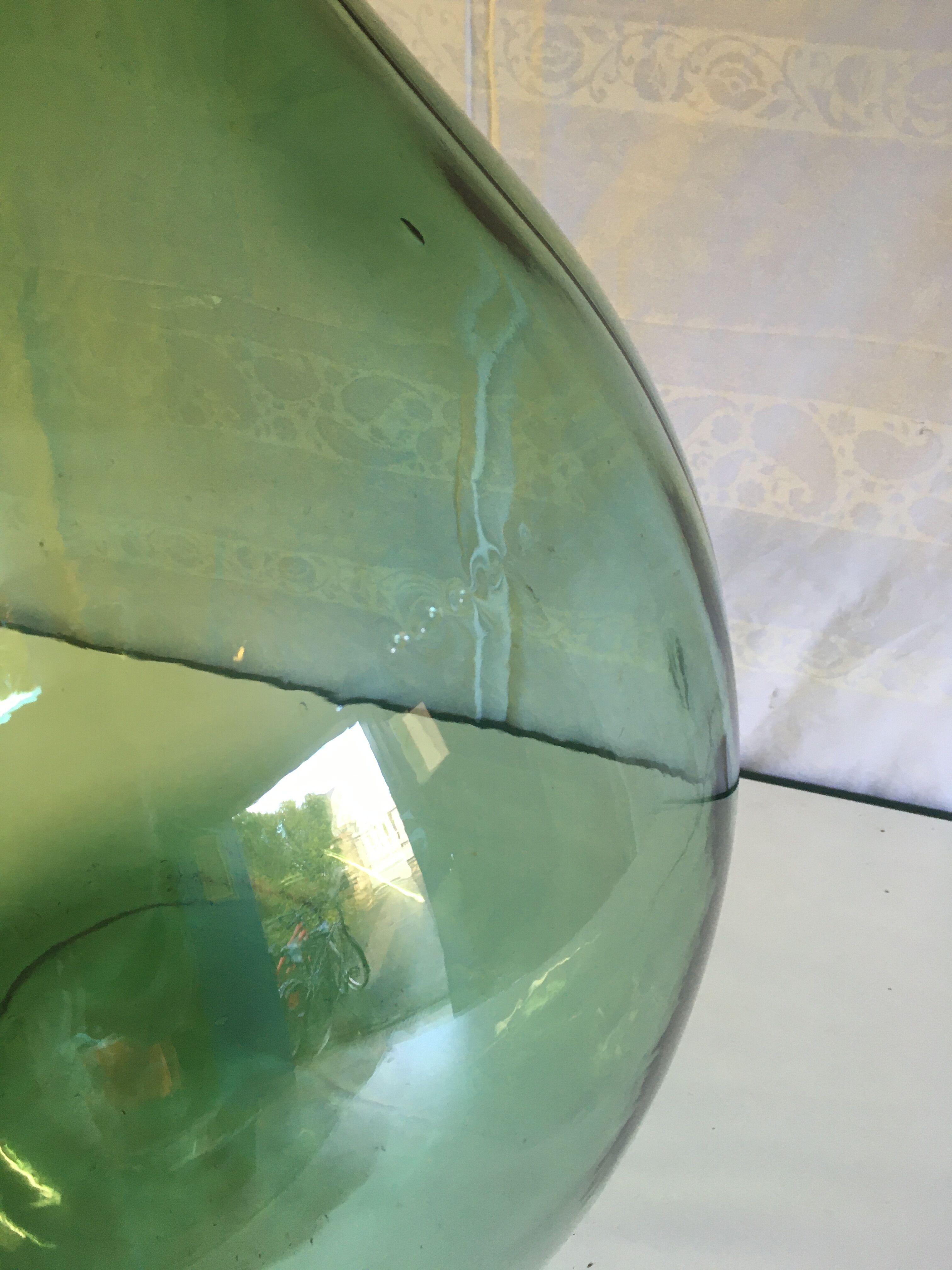 Demijohn 40L in green glass