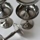 Vintage stainless steel cups