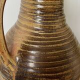 Glazed stoneware jug