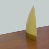 Set of 4 large Kalmar golden brass sconces