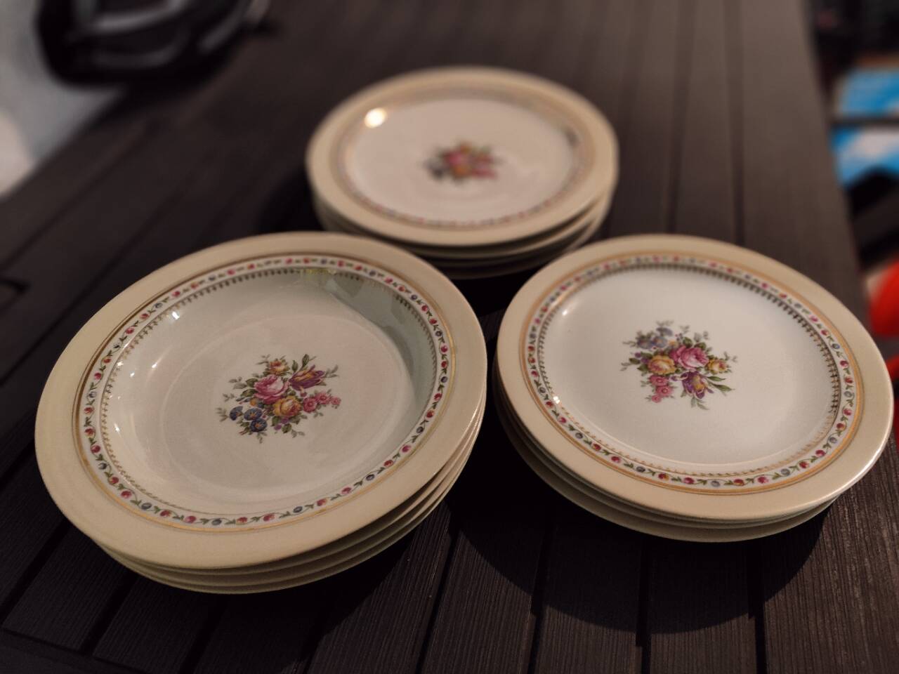 Limoges porcelain dinner service – Raynaud & Cie – Gilding ok