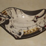 Empty Swiss ceramic pocket KOHLER BIEL pottery alpine pastures cow bell