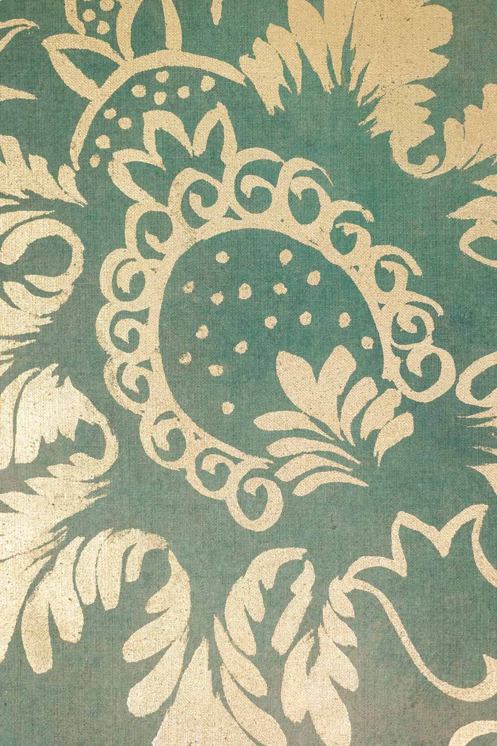 Painted canvas depicting squirrels. Contemporary.