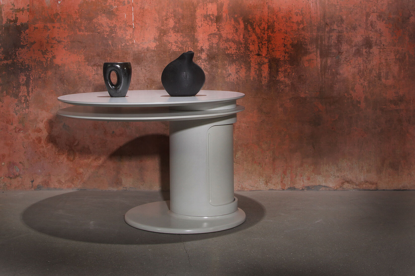 Two Tops Dining Room Table By Erwin Nagel For Rosenthal, 80s