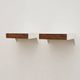 Set of 2 DD01 Bergeijk wall systems/bedside tables by Martin Visser for Spectrum from the 1960s