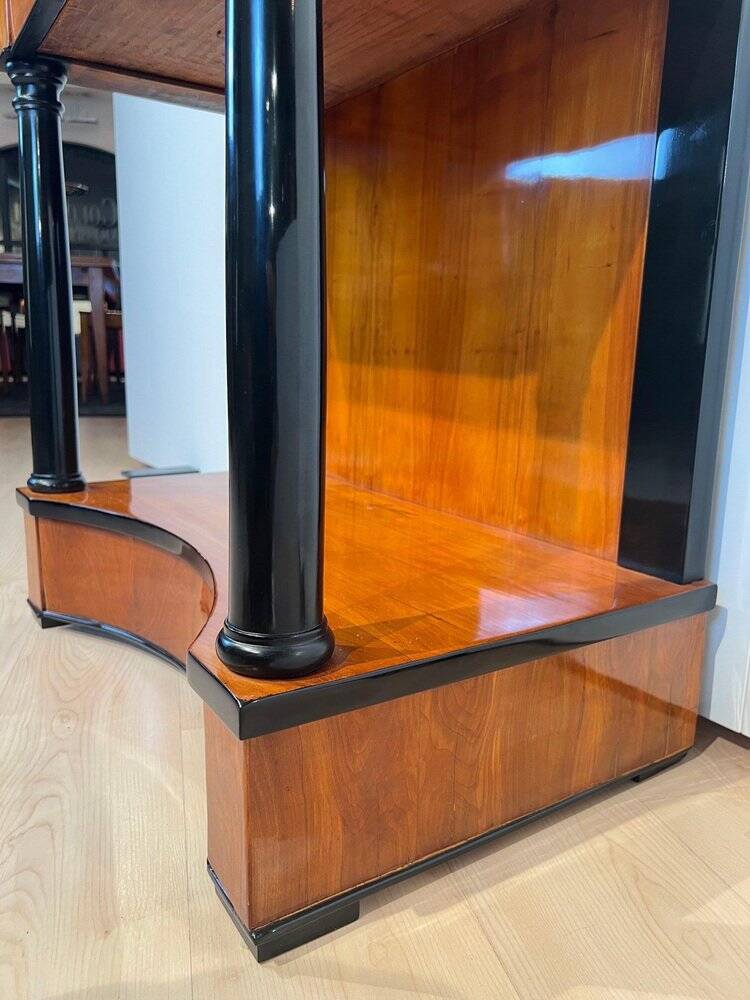 Biedermeier Console Table in Cherry Veneer, 1820