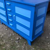 Buffet René Gabriel 1950 oak reconstruction