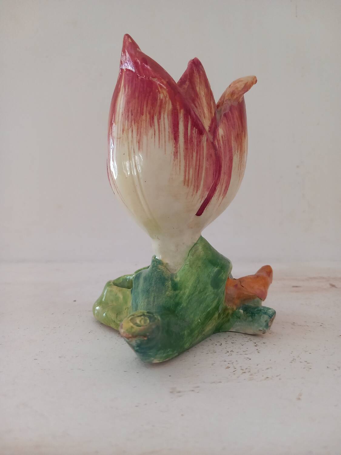 Vase delphin massier