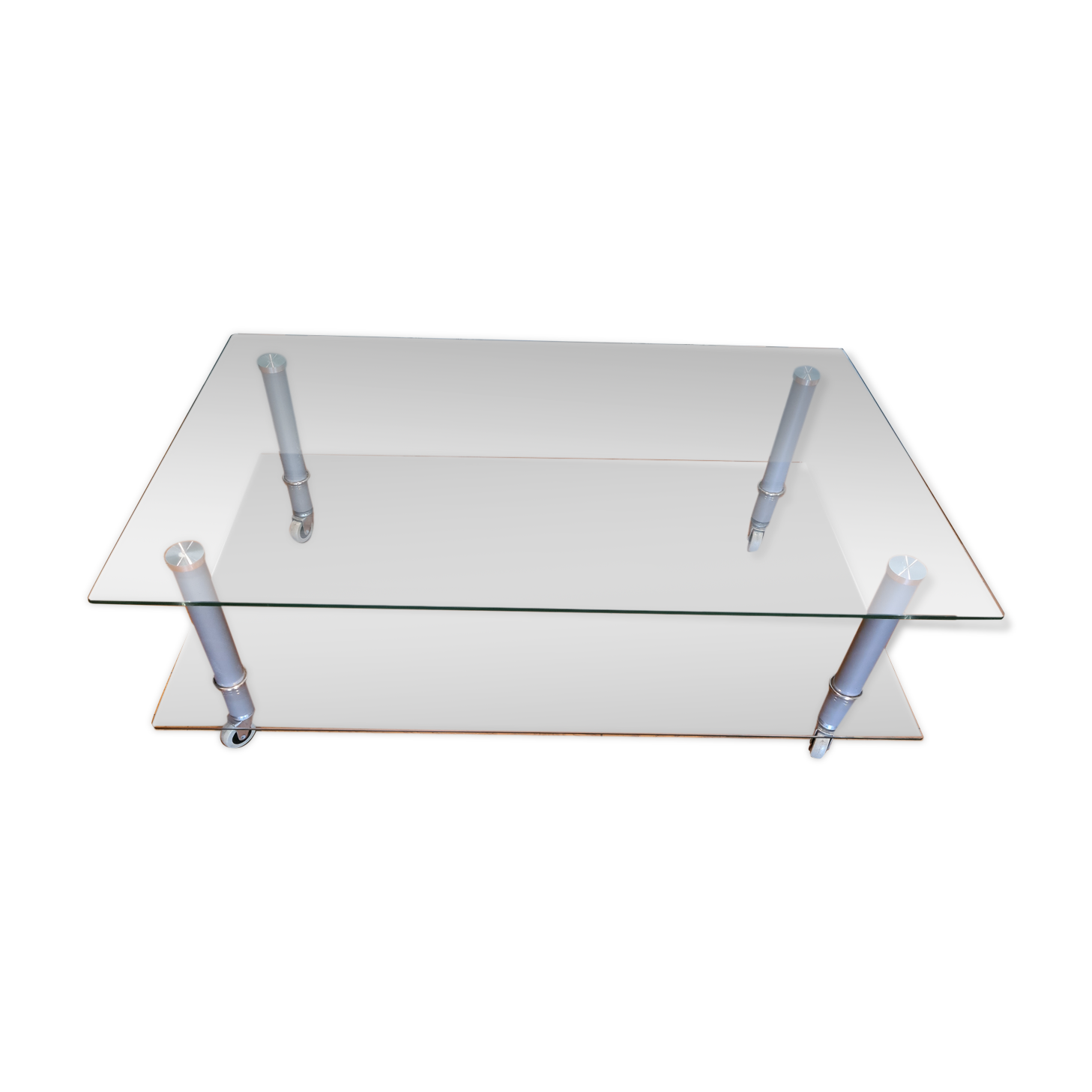 Coffee table with glass tops