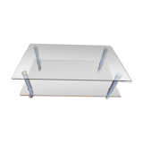 Coffee table with glass tops