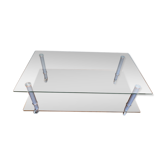 Coffee table with glass tops