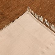 4x5 Vintage Oriental Brown Kilim Rug, 118x163Cm