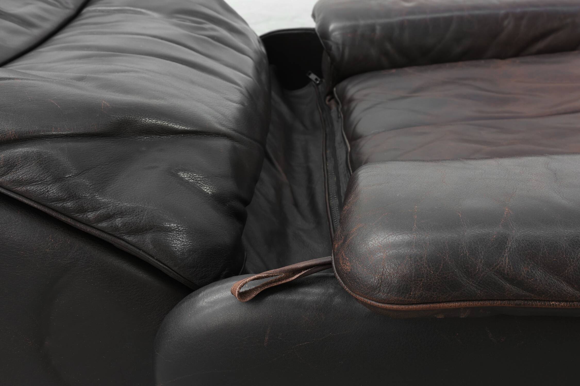 Mid-century De Sede DS‑66 brown leather Relax Chair, Switzerland 1960s