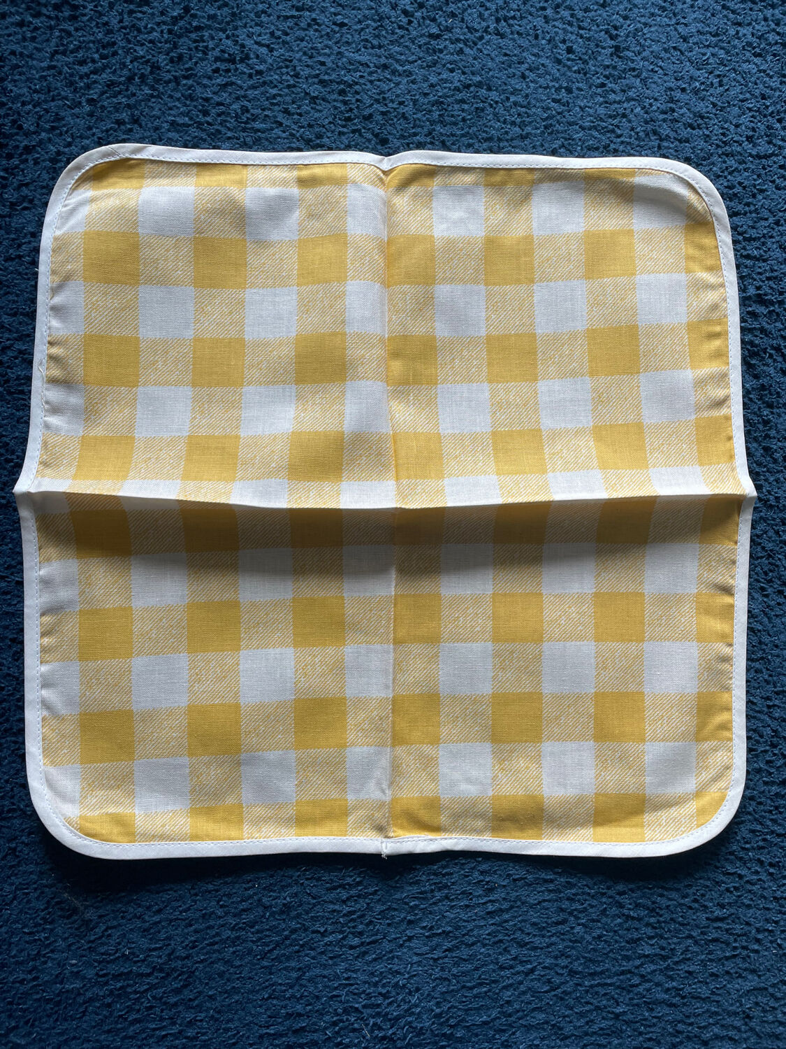 Lot de 18 serviettes de table Vichy