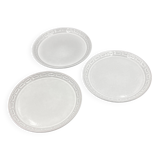 Lot de 3 assiettes à dessert Céramano par Karl Leutner