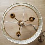 Bouillotte lamp in gilded bronze