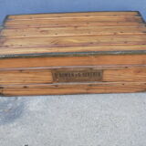 Old travel trunk