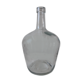 Vintage transparent demijohn
