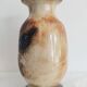Vase vintage aux oiseaux en grès signé Biran