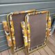 Paire de chaises de camping pliantes Lafuma vintage