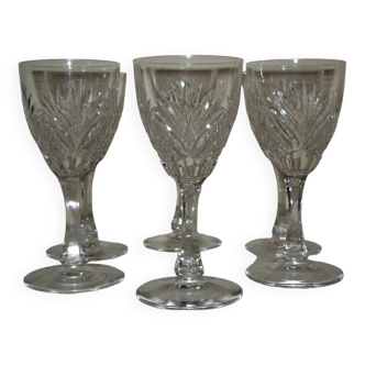 Saint louis moselle 6 crystal water glasses - 17.5 cm