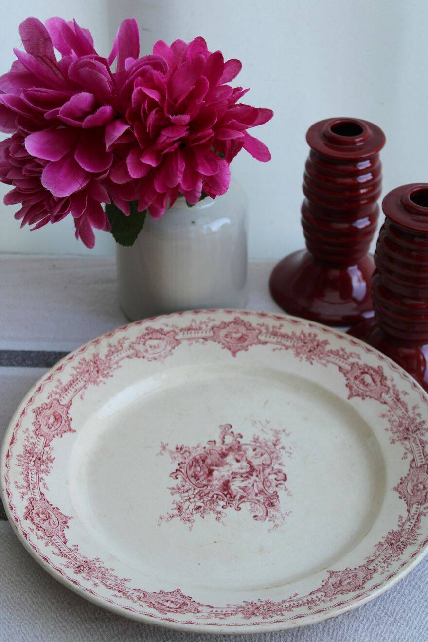 Old ironstone serving dish