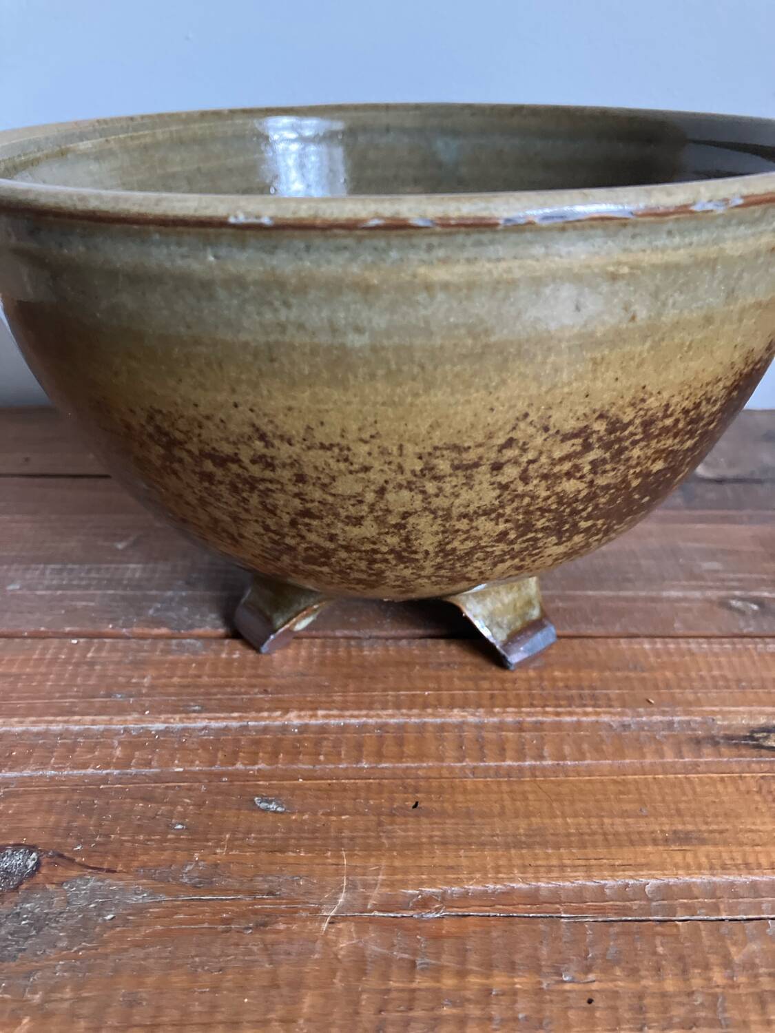 Stoneware dish strainer