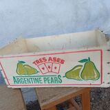 Argentine advertising wooden box